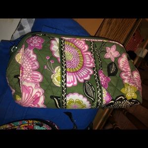 Vera Bradley medium cosmetic/accessory bag
